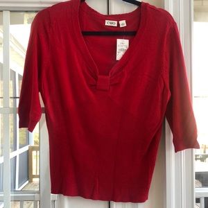 NWT red sweater Cato